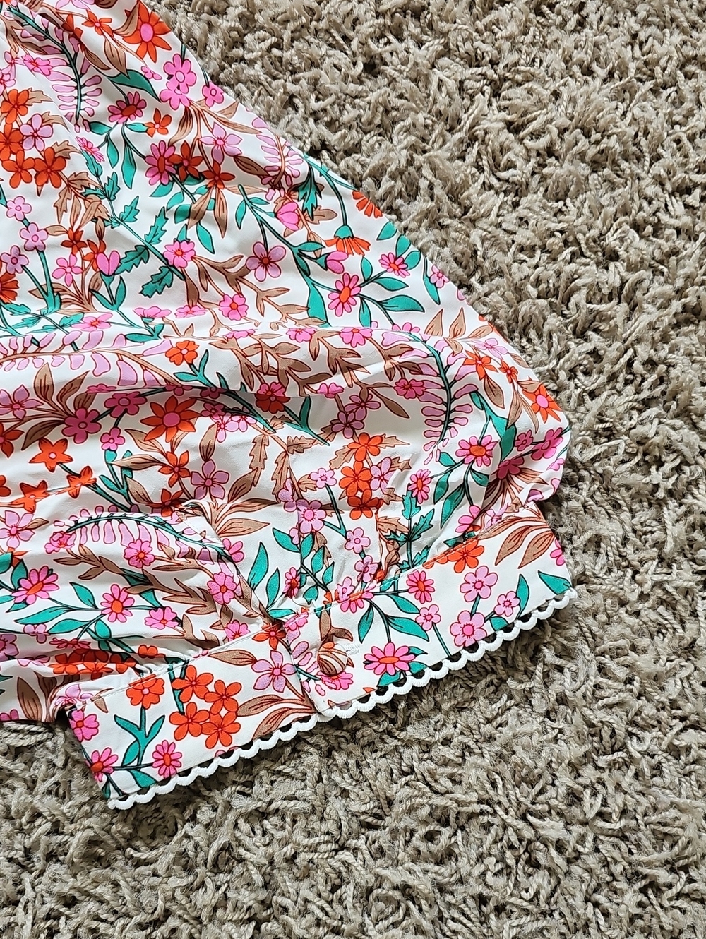 NWOT BODEN Floral Godet Tea Dress Maxi V-Neck Fit & Flare 20 - 22 - Picture 15 of 15